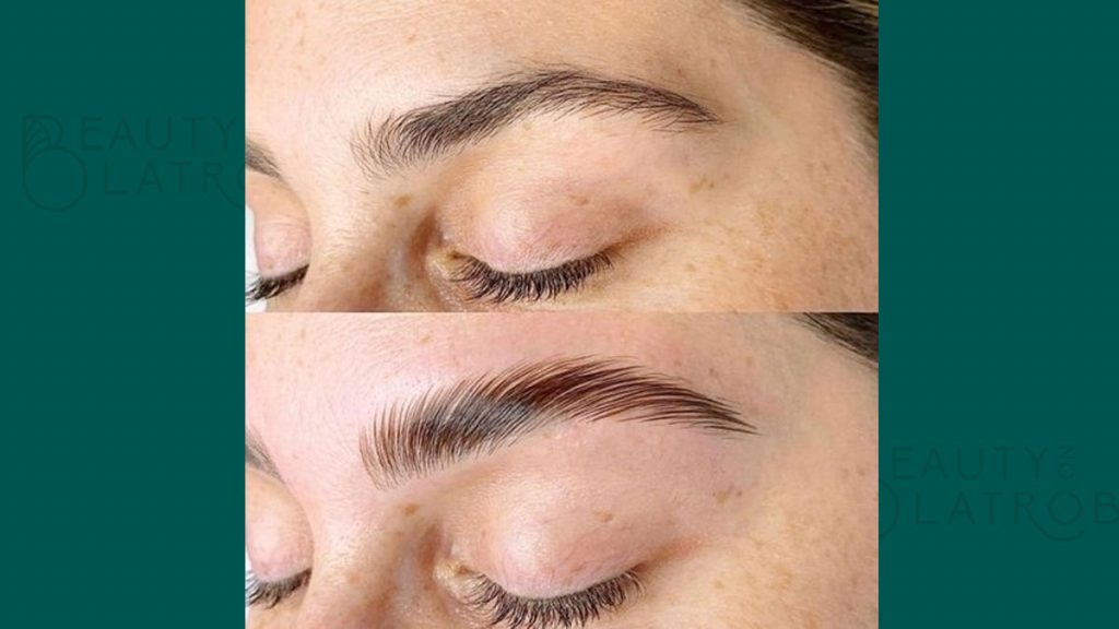 Perfect Brows: Brow Lamination at Beauty On Latrobe